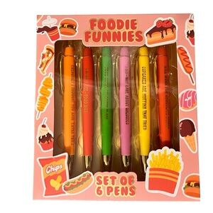 Colorful Foodie Pen Set